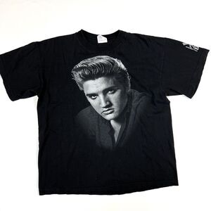 ELVIS PRESLEY Graphic T-Shirt VTG 90s USA Cronies Music Band Unisex Size Large